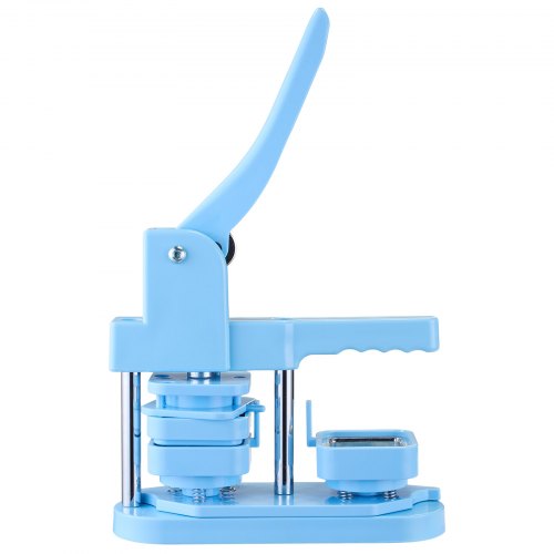 Button Maker Machine 1.97 x 1.97 in Square Plastic Pin Maker with Tinplate
