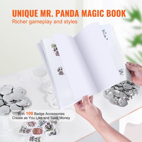 Button Maker Machine 228 inch58mm Pin Maker with 100pcs Button Parts