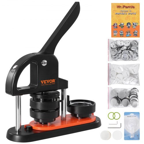 Button Maker Machine 228 inch58mm Pin Maker with 100pcs Button Parts