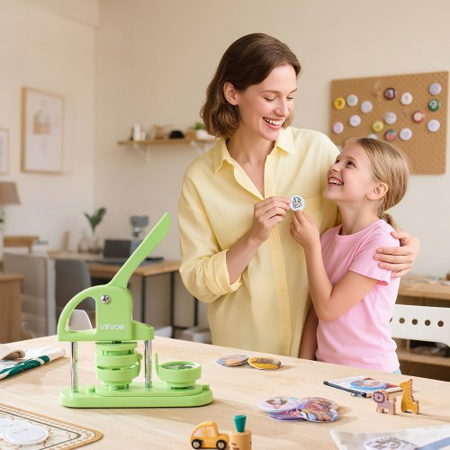 Button Maker Machine 228 in Plastic Pin Maker with 100pcs Button Parts
