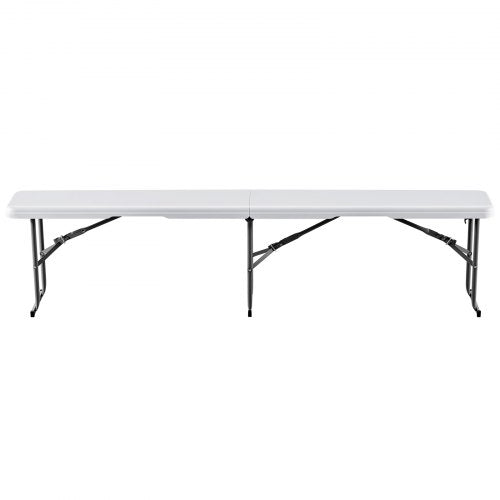 Plastic Folding Bench 6 ft Portable Bench for IndoorOutdoor Picnic Party