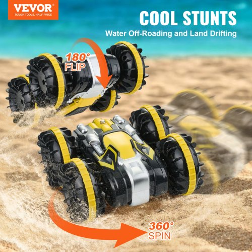Amphibious Remote Control Car Boat 24GHz 12 kmh 4WD Waterproof RC Car