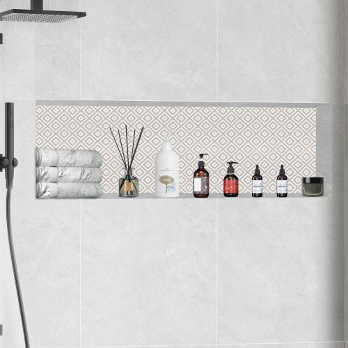 Shower Niche Ready for Tile 16 x 50 Single Shelf Organizer Square