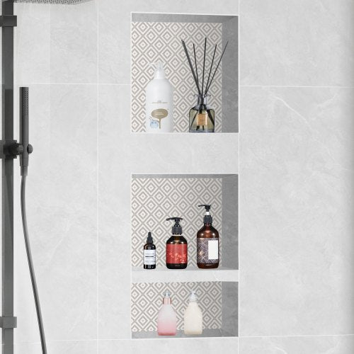 Shower Niche Ready for Tile 16 x 16 16 x 20 Triple Shelf Organizer