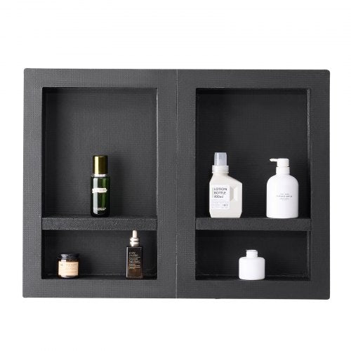 Shower Niche 16 x 24 inch 16 x 24 inch Recessed Wall Niche with Movable