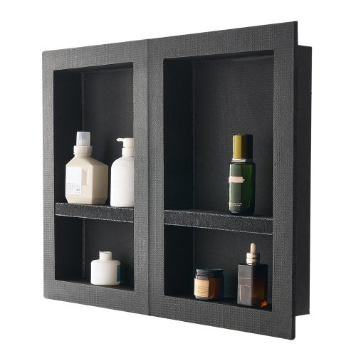 Shower Niche 16 x 24 inch 16 x 24 inch Recessed Wall Niche with Movable