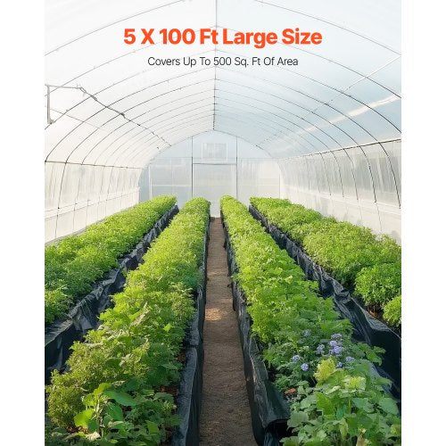 10 Mil Plastic Sheeting Heavy Duty 5 x 100 Thick Plastic Sheeting Roll