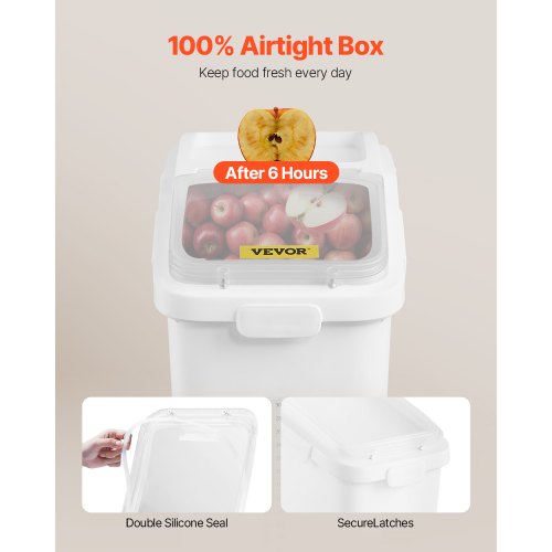 Rice Storage Container 114Gallon50L Capacity Large Dog Food Dispenser