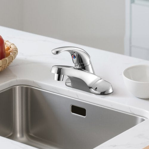 Single Handle Sink Faucet ChromePlated Silver Single Handle Bathroom