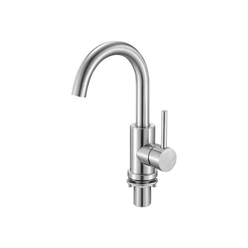 Single Handle Sink Faucet Kitchen Faucet Brushed Nickel Single Handle