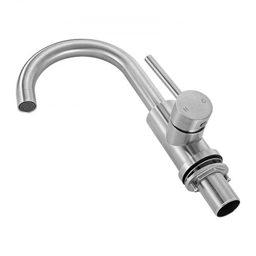 Single Handle Sink Faucet Kitchen Faucet Brushed Nickel Single Handle