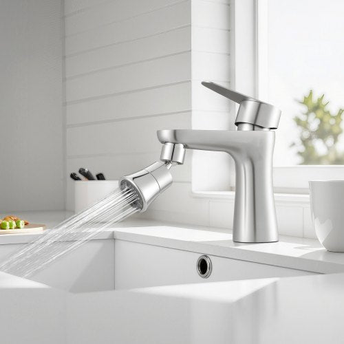 Faucet Aerator 360° Swivel Kitchen Sink Aerator 5Function 5Flow Sink