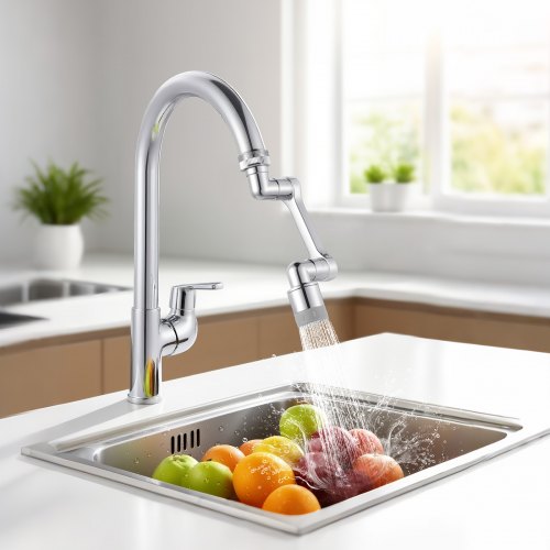1080° Swivel Faucet Extender 2 Sprayer Modes Sink Water Faucet Aerator