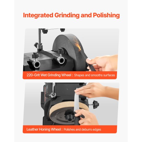 8Inch Wet Sharpening System WaterCooled Knife Grinder Machine with 155