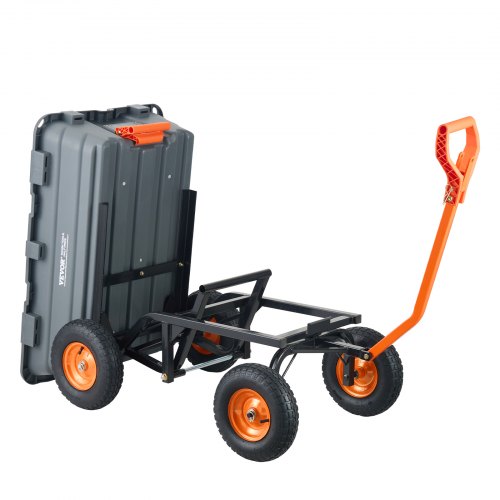 Garden Cart Durable Poly Dump Cart with Simple Assembly Steel Structure
