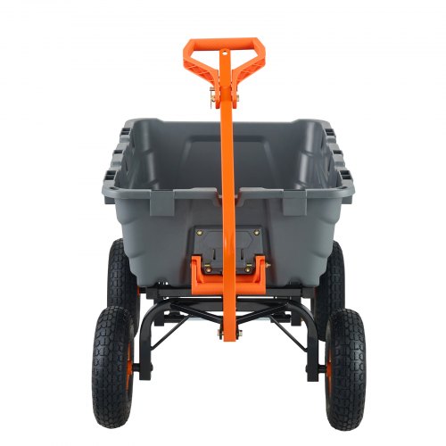 Garden Cart Durable Poly Dump Cart with Simple Assembly Steel Structure