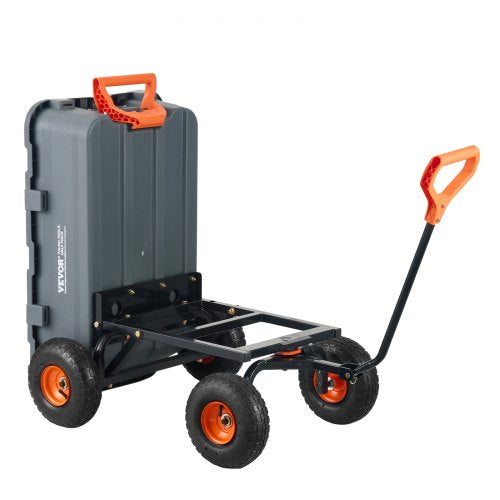 Garden Cart Durable Poly Dump Cart with Simple Assembly Steel Structure
