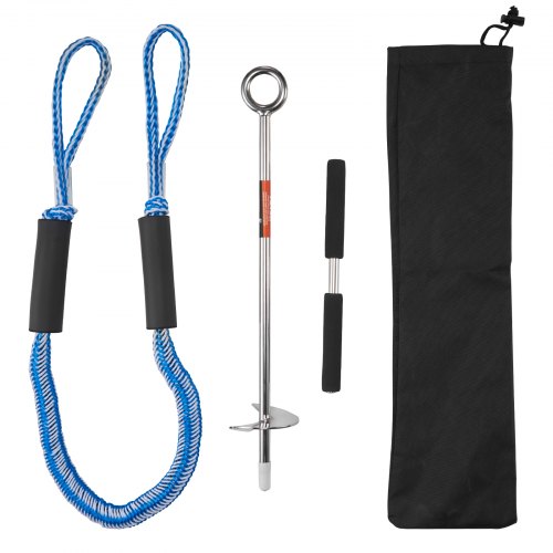 Sand Anchor 18 in Stainless Steel Beach Anchor Screw in Sand Boat Anchors