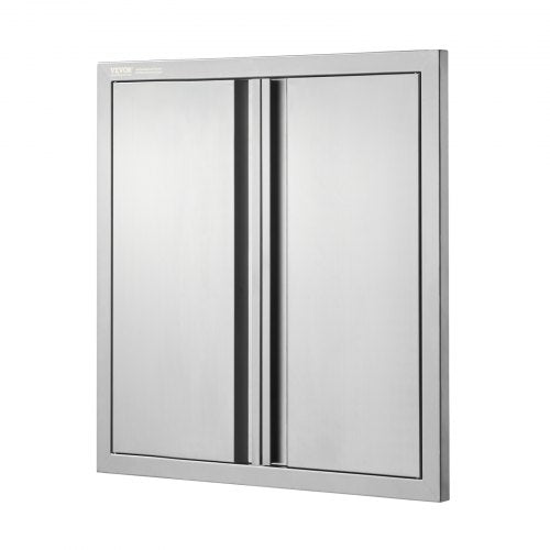 BBQ Access Door 24W x 24H Inch Double Outdoor Kitchen Door Stainless Steel