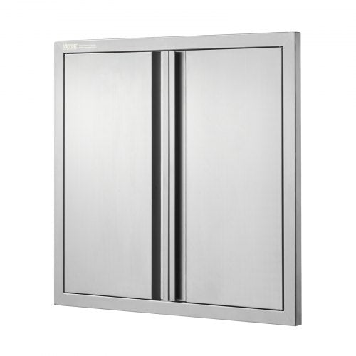 BBQ Access Door 26W x 24H Inch Double Outdoor Kitchen Door Stainless Steel