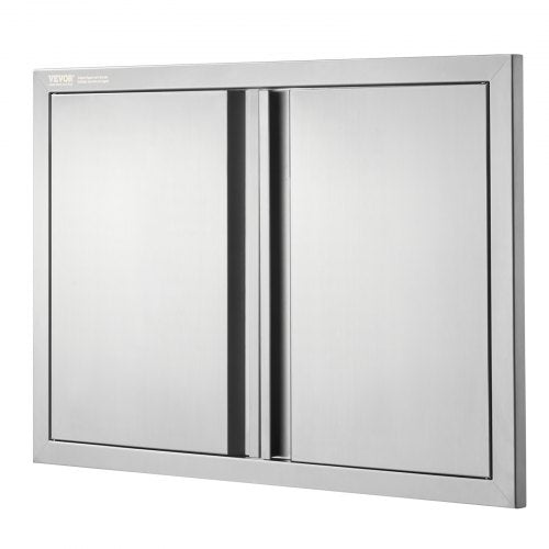 BBQ Access Door 30W x 21H Inch Double Outdoor Kitchen Door Stainless Steel