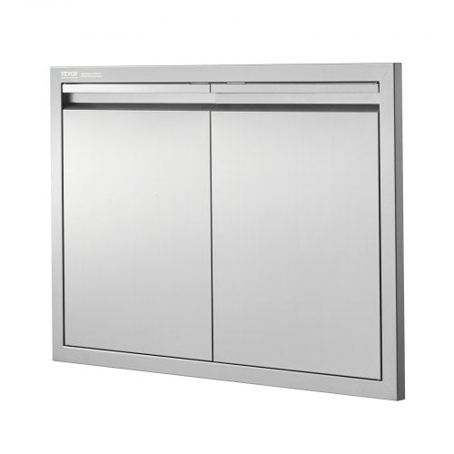 BBQ Access Door 30W x 21H Inch Double Outdoor Kitchen Door Stainless Steel