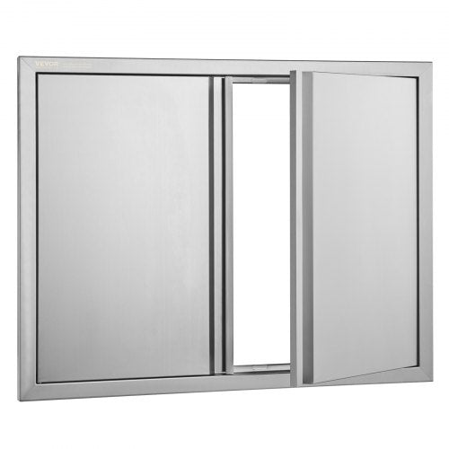BBQ Access Door 31W x 24H Inch Double Outdoor Kitchen Door Stainless Steel