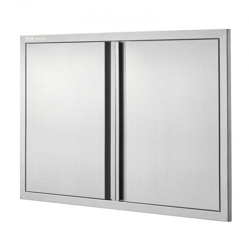 BBQ Access Door 36W x 24H Inch Double Outdoor Kitchen Door Stainless Steel