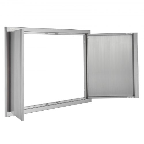BBQ Access Door 36W x 24H Inch Double Outdoor Kitchen Door Stainless Steel