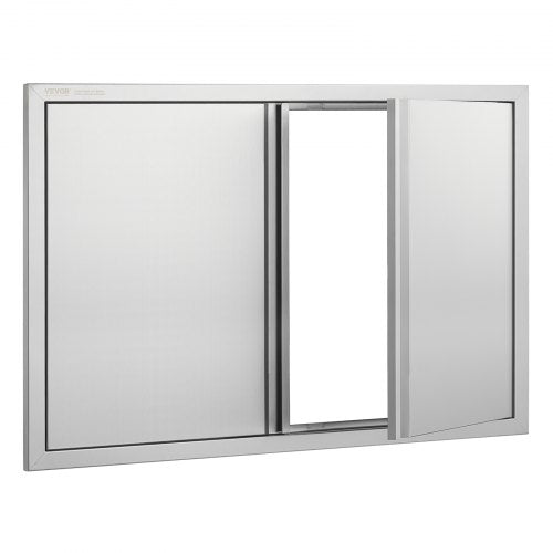 BBQ Access Door 36W x 24H Inch Double Outdoor Kitchen Door Stainless Steel
