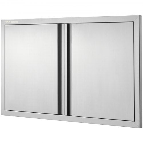 BBQ Access Door 36W x 21H Inch Double Outdoor Kitchen Door Stainless Steel