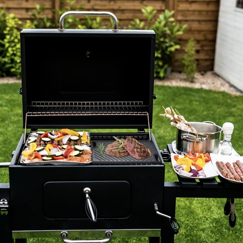 Reversible GrillGriddle 97x167 PreSeasoned Cast Iron Griddle