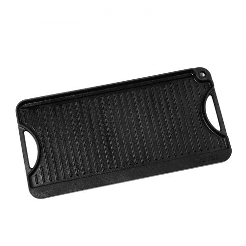 Reversible GrillGriddle 20x10 inch PreSeasoned Cast Iron Griddle