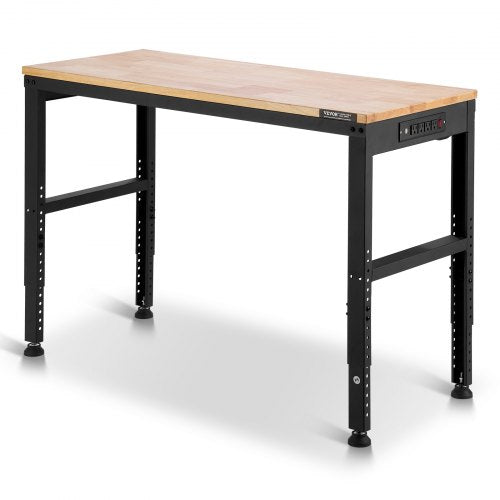 Adjustable Workbench 2000 lbs Capacity 48 x 20inch Heavy Duty Work Bench
