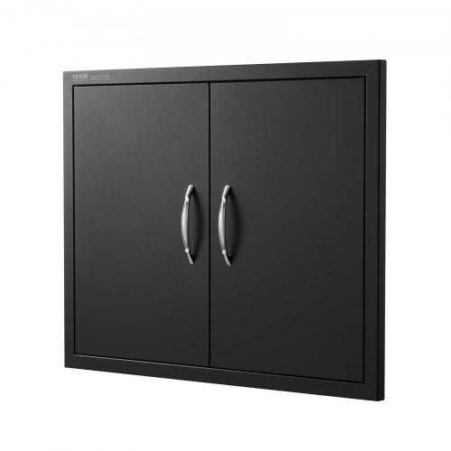 BBQ Access Door 31W x 24H Inch Double Outdoor Kitchen Door Cold Plate