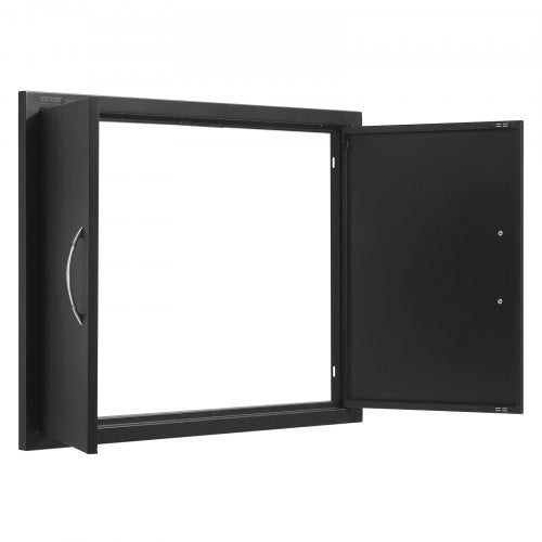 BBQ Access Door 31W x 24H Inch Double Outdoor Kitchen Door Cold Plate