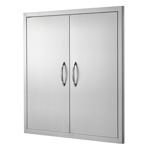 BBQ Access Door 31W x 31H Inch Double Outdoor Kitchen Door Stainless Steel