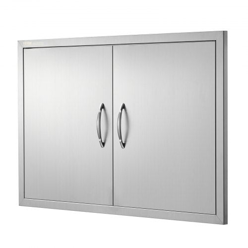 BBQ Access Door 36W x 24H Inch Double Outdoor Kitchen Door Stainless Steel