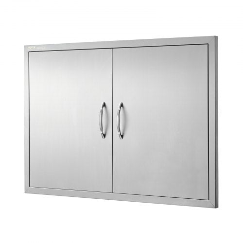 BBQ Access Door 39W x 26H Inch Double Outdoor Kitchen Door Stainless Steel