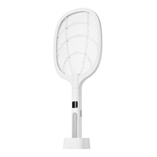 Electric Fly Swatter Zapper Racket with 3 Layers Mesh Digital Screen