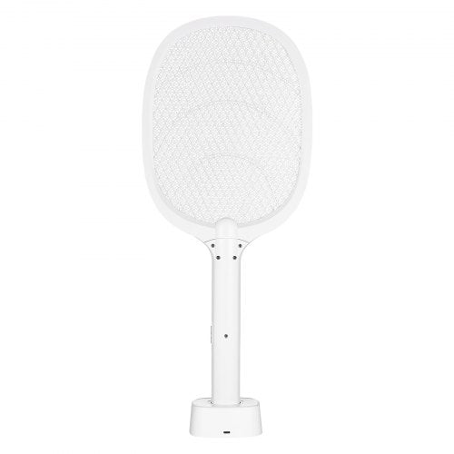 Electric Fly Swatter Zapper Racket with 3 Layers Mesh Digital Screen