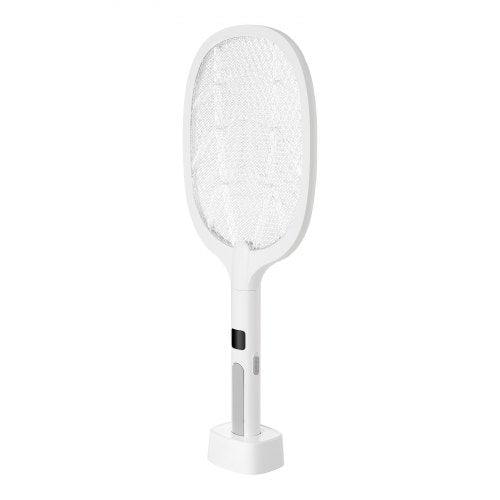 Electric Fly Swatter Zapper Racket with 3 Layers Mesh Digital Screen