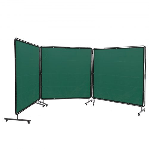 Welding Screen with Frame 6 x 6 3 Panel Welding Curtain Screens