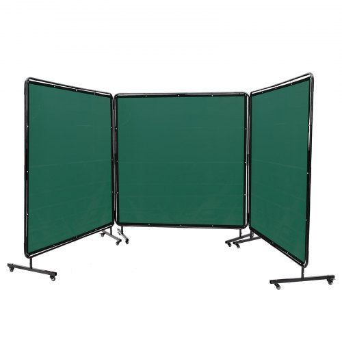 Welding Screen with Frame 6 x 6 3 Panel Welding Curtain Screens