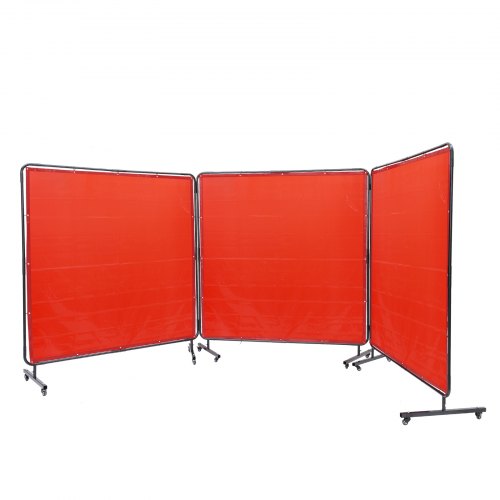 Welding Screen with Frame 6 x 6 3 Panel Welding Curtain Screens