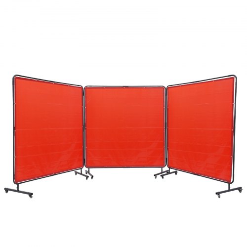Welding Screen with Frame 6 x 6 3 Panel Welding Curtain Screens