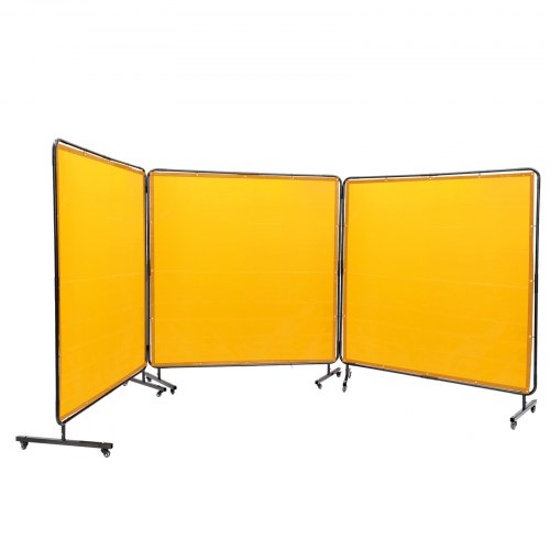 Welding Screen with Frame 6 x 6 3 Panel Welding Curtain Screens