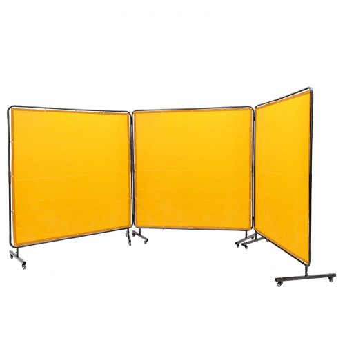 Welding Screen with Frame 6 x 6 3 Panel Welding Curtain Screens