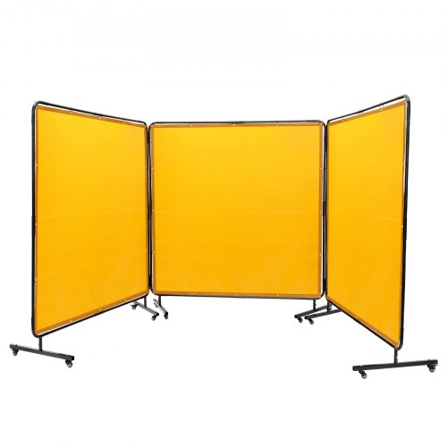 Welding Screen with Frame 6 x 6 3 Panel Welding Curtain Screens