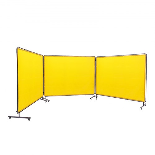 Welding Screen with Frame 6 x 8 3 Panel Welding Curtain Screens